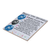 Brother Poem 30th Birthday Tegeltje (Zijkant)