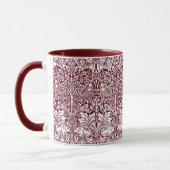 Brother Rabbit Maroon Pattern William Morris Mok (Links)