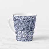 Brother Rabbit Navy Blue Pattern William Morris Latte Mok (Linkerhoek)