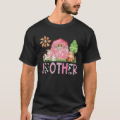 Brother Roze Boerderij Dier Verjaardag Kinder Matc T-shirt (Voorkant)