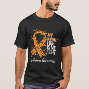 Brother’s Fight is mijn strijd tegen leukemie bewu T-shirt