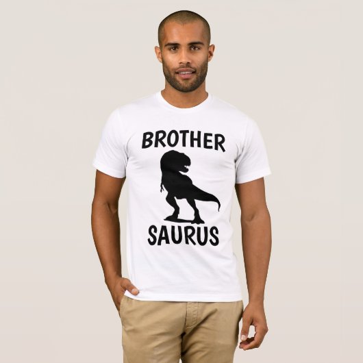 BROTHER SAURUS Funny T-shirts (Voorkant volledig)