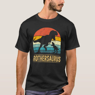 Brother Saurus T Rex Dinosaur Brother Vader's Da T-shirt