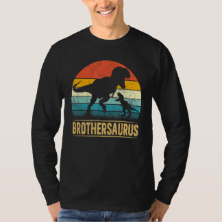 Brother Saurus T Rex Dinosaur Brother Vader's Da T-shirt