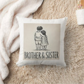Brother & Sister Knuffelkussen - Hartverwarmend Fa Kussen (Deken)