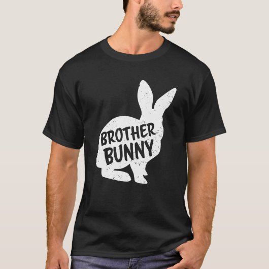 Brother Son Bunny Matching Group Funny Family East T-shirt (Voorkant)