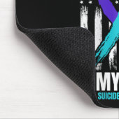 Brother Suicide Awareness Prevention American Flag Muismat (Hoek)