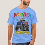 Brother The Birthday Boy Monster Truck Birthday Pa T-shirt<br><div class="desc">Broeder The Birthday Boy Monster Truck Birthday Party Flag.</div>