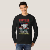 Brother The Man Myth Bad Influence America T-shirt (Voorkant volledig)