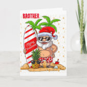 *BROTHER* TIJD OM COOL HOLIDAAGKEER AAN U TE VERSP FEESTDAGEN KAART (Voorkant)