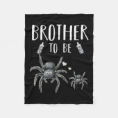 Brother To Be Sder Baby Shower Announcement Hallow Fleece Deken (Voorkant)
