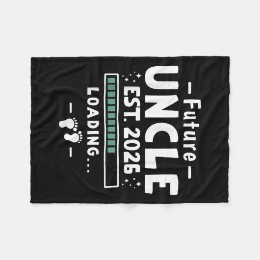 Brother to Uncle Zwangerschapsaankondiging - Toeko Fleece Deken (Voorkant (Horizontaal))