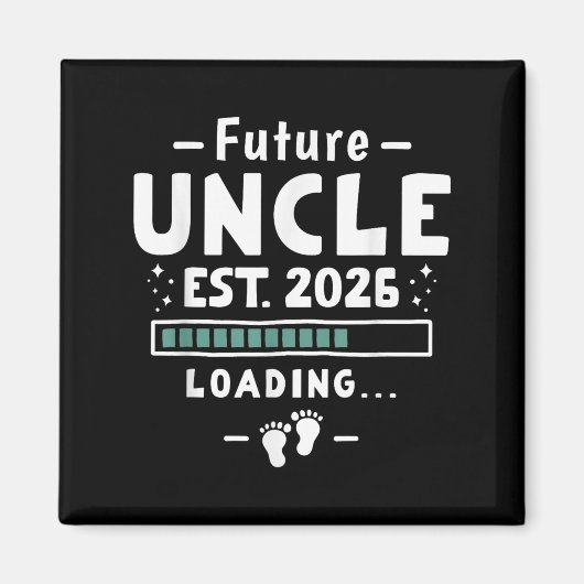 Brother to Uncle Zwangerschapsaankondiging - Toeko Magneet (Voorkant)