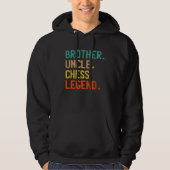 BROTHER UNCLE SAILING CHESS  COOL STRATEGY GAME UN HOODIE (Voorkant)