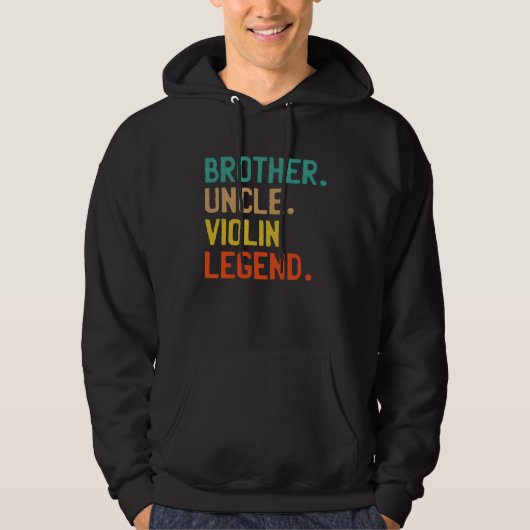 BROTHER UNCLE VIOLIN LEGEND  COOL CLASSICAL MUSIC  HOODIE (Voorkant)