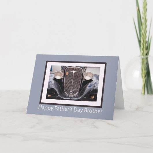 Brother Vaderdag Klassieke auto Kaart (Voorkant)