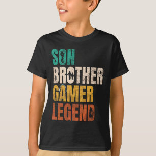 Brother Video Gamer Legende Matching Familie Sibli T-shirt