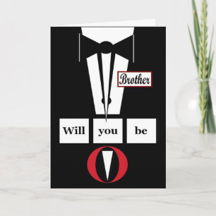 BROTHER Wedding Invitation - BEST MAN