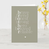 Brother Wenskaart Kaart (Gele Bloem)