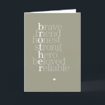 Brother Wenskaart Kaart<br><div class="desc">Show je broeder hoe bijzonder hij is met dit prachtige wenskaart dat perfect is voor elke gelegenheid.</div>