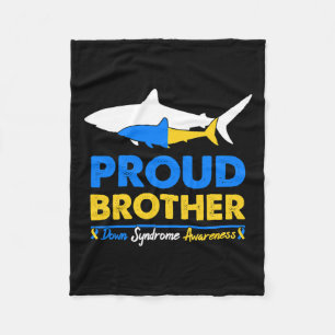 Brother Wereld Downsyndroom Bewustzijnsdag Haai T2 Fleece Deken
