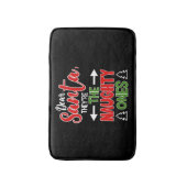 Brother zister kerstcadeau badmat (Voorkant Verticaal)