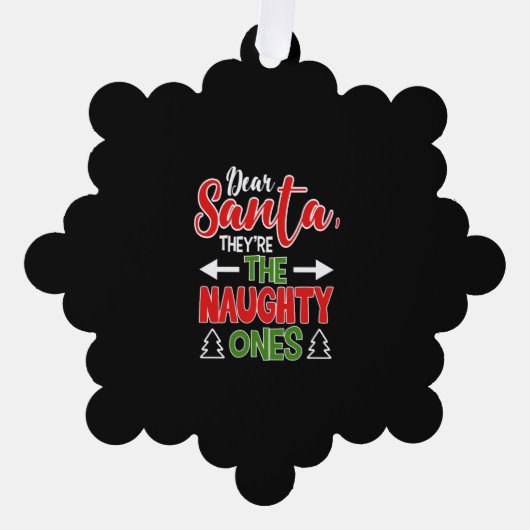 Brother zister kerstcadeau ornament kaart (Voorkant)