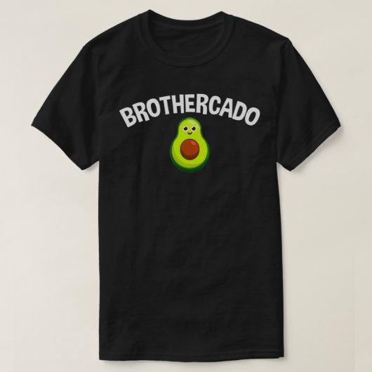 Brothercado Funny Avocado Brother Sibilings banana T-shirt (Design voorkant)