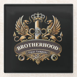 Brotherhood Cigar Company Glazen Onderzetter