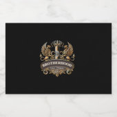 Brotherhood Cigar Company  Likeurfles Etiket (Enkel label)