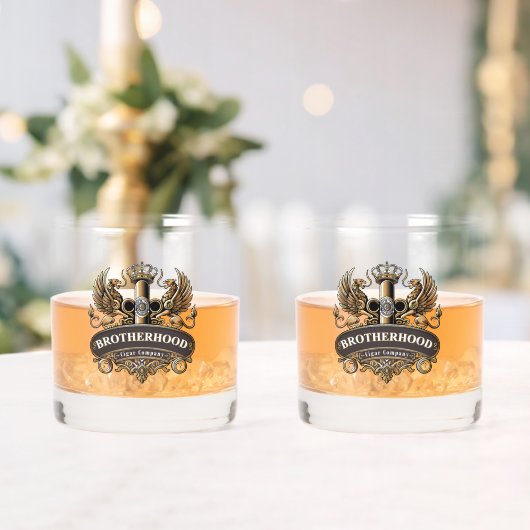 Brotherhood Cigar Company  Whisky Glas (Insitu (Huwelijk))