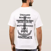 Brotherhood of Hope Candidate T-shirt (Achterkant)