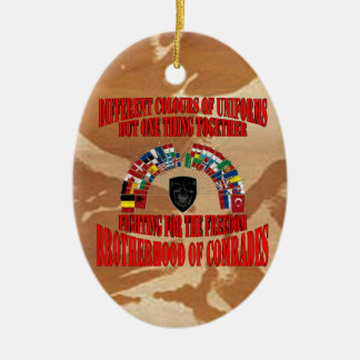 Brotherhood of Military Comrades Keramisch Ornament