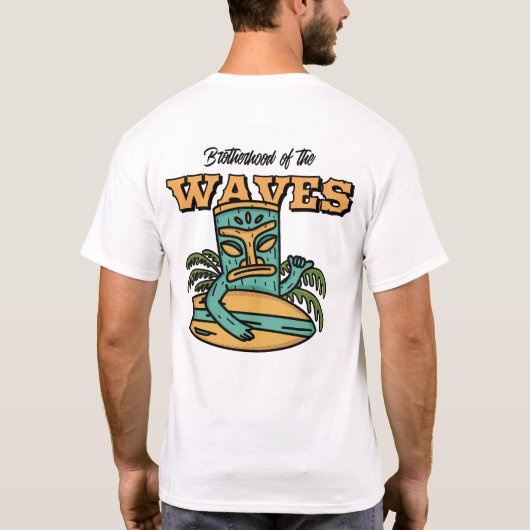 Brotherhood of the Waves van Salty AF T-shirt (Achterkant)