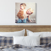 Brotherly Love Custom Photo Canvas Afdruk (Insitu (Slaapkamer))