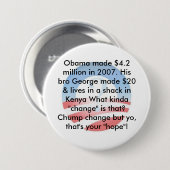 Brotherly Love-knop Ronde Button 7,6 Cm (Voorkant /achterkant)