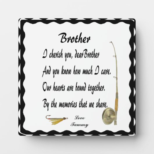 BROTHERPLAQUE FOTOPLAAT (Voorkant)