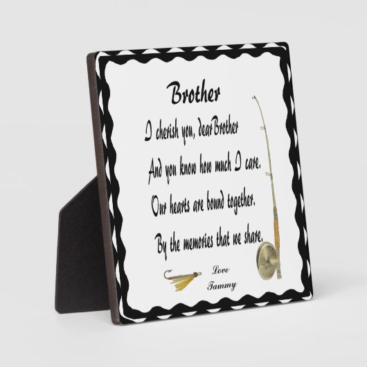 BROTHERPLAQUE FOTOPLAAT (Voorkant)