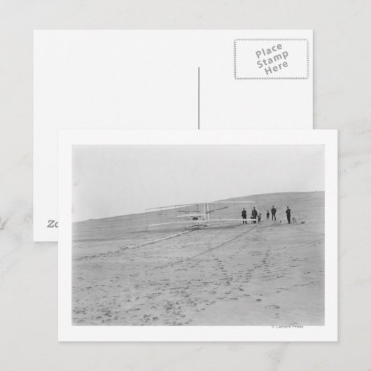 Brothers 1903: Wright-machine bij Briefkaart (Voorkant / Achterkant)