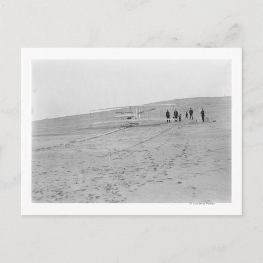 Brothers 1903: Wright-machine bij Briefkaart (Voorkant)