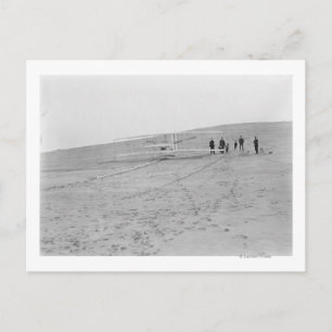 Brothers 1903: Wright-machine bij Briefkaart