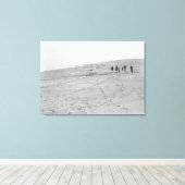 Brothers 1903: Wright-machine bij Canvas Afdruk (Insitu (Houten vloer))