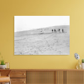 Brothers 1903: Wright-machine bij Canvas Afdruk (Insitu (Woonkamer))