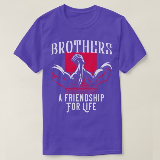 Brothers a Friendship for Life T-shirt (Design voorkant)
