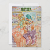 Brothers Birthday Greetings Card Feestdagenkaart (Voorkant)