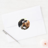 Brothers Cavaliers Ronde Sticker (Envelop)
