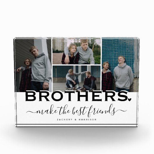 BROTHERS Citaat & Foto Collage Gift (Voorkant)