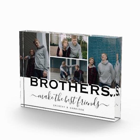BROTHERS Citaat & Foto Collage Gift (Rechts)