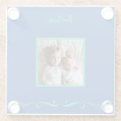 Brothers Custom Framed Photo Glazen Onderzetter (Achterkant)