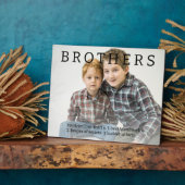 Brothers Dictionary Definition Fun Plaque Fotoplaat (Zijkant)